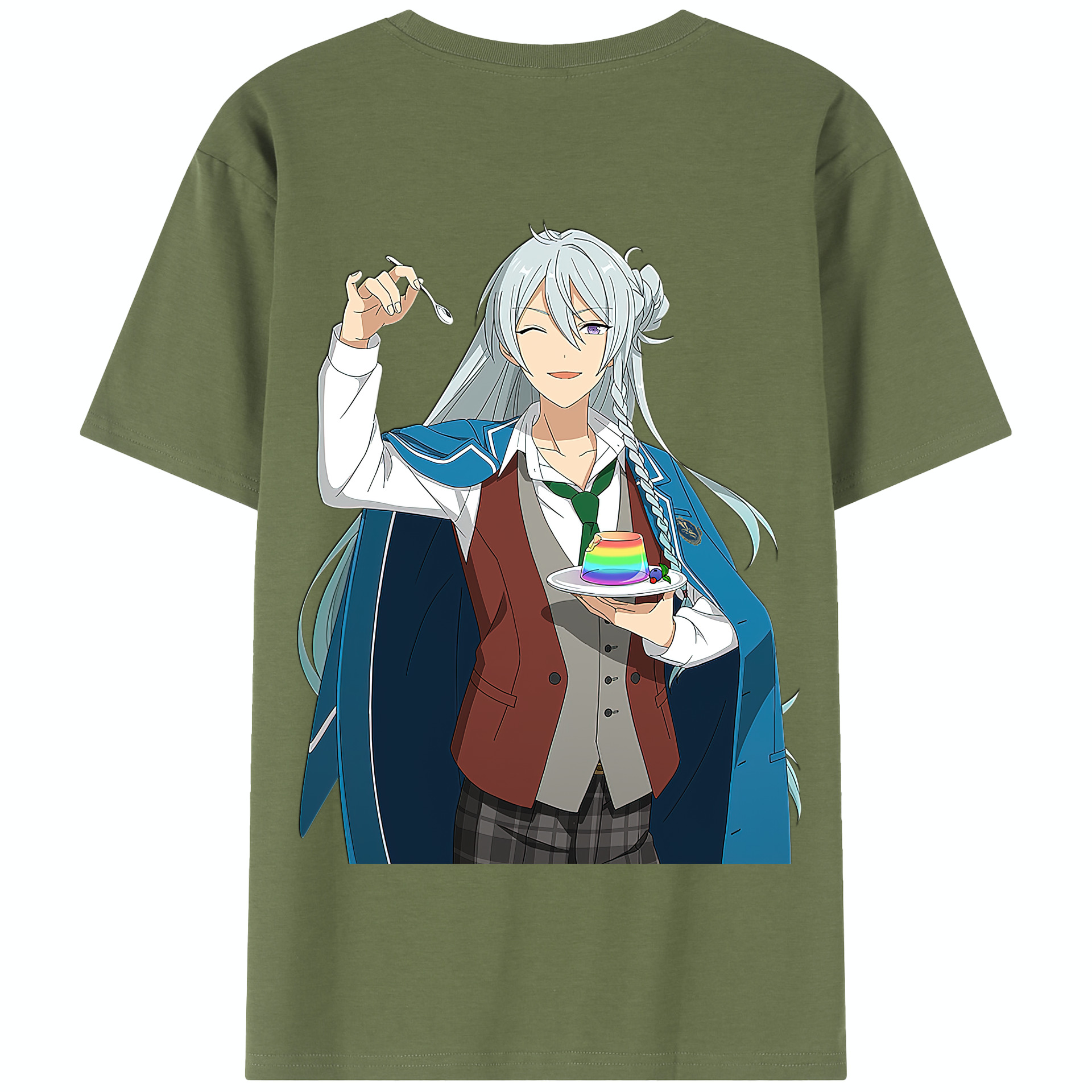 （画像用） あんさんぶるスターズ! Ensemble Stars 綿100％半袖Tシャツ（背面プリント）